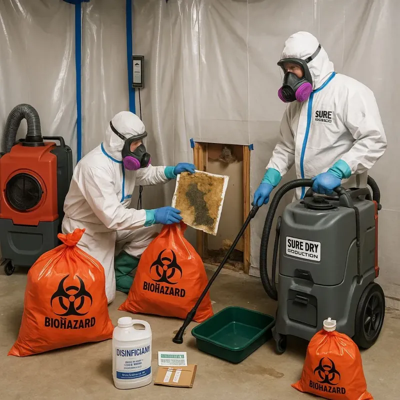 Contaminated Water Handling Protocols process in Jamestown, OH